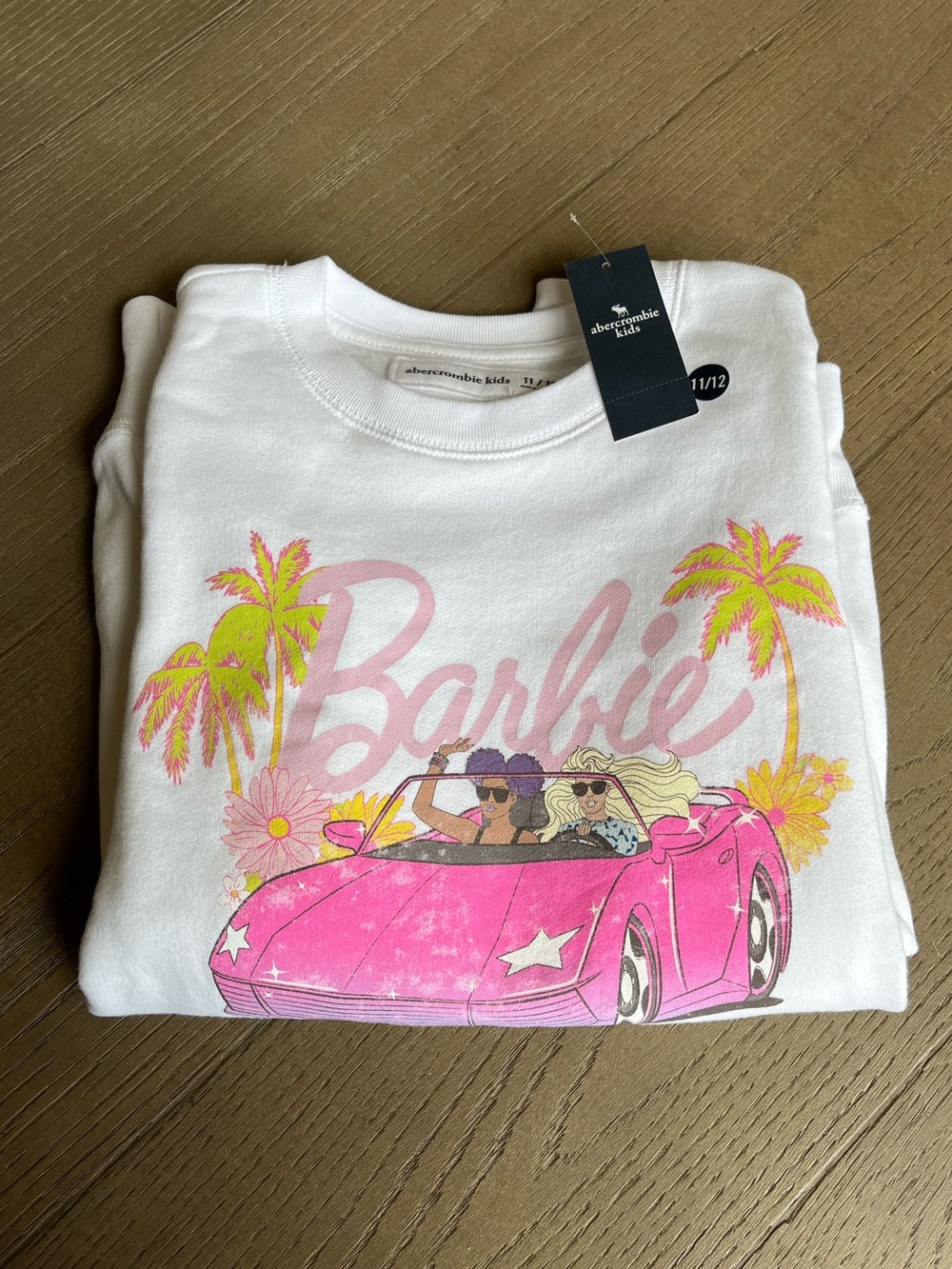 Abercrombie and Fitch Kids Barbie Sweatshirt ULTRA Soft Size 11/12 Girl NWT